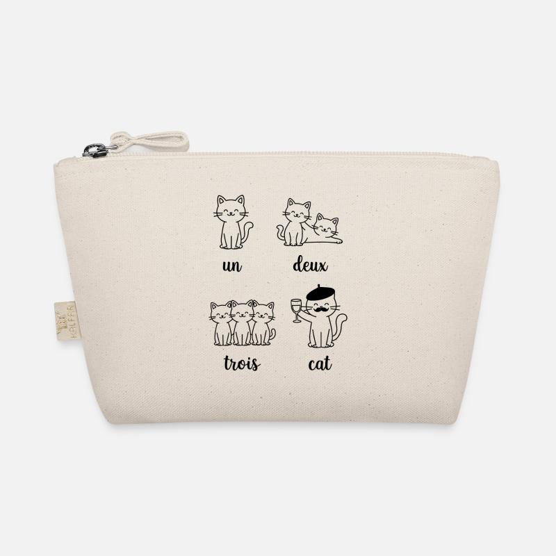 Cat Group Pun Pattern Organic Pouch