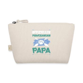 pomeranian zwergspitz hunde papa - Bio-Täschchen - Natur - Vorne