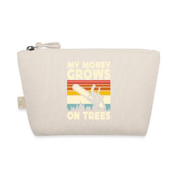 Funny Woodworker Woodworker Gift - Organic Pouch - nature - Front