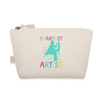 Artist Painter Graphic Smartest Artist Art Saying - Organic Pouch - nature - Front