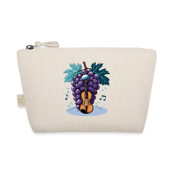Grapes Violin Melody - Organic Pouch - nature - Front