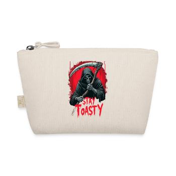 Stay Toasty The Grim Reaper Halloween - Organic Pouch - nature - Front
