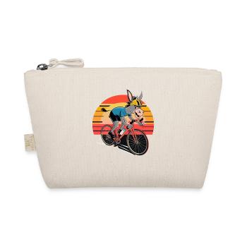 Drôle âne cycliste coucher de soleil - Trousse biologique - nature - Devant