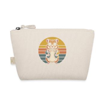 Hamster Cartoon Character Colorful Pet Animal - Organic Pouch - nature - Front