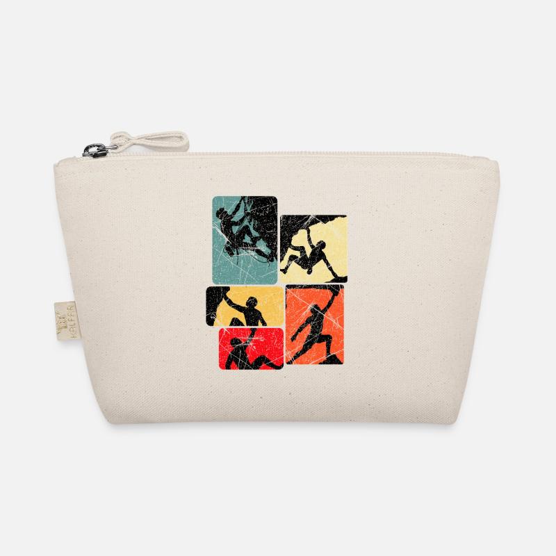 Climbing Bouldering Mountaineering Climbers Bouldering - Organic Pouch - nature