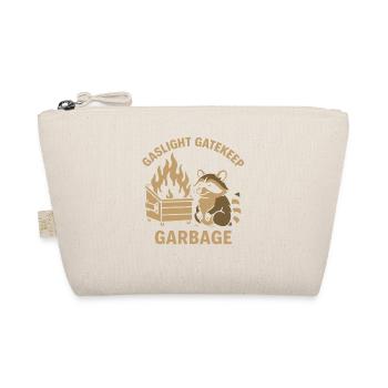 Gaslight Gatekeep Ordures, Raton laveur, Mème, Humour - Trousse biologique - nature - Devant
