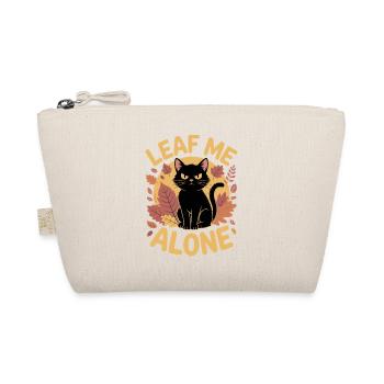 Chat Automne Drôle Laissez-moi tranquille - Trousse biologique - nature - Devant