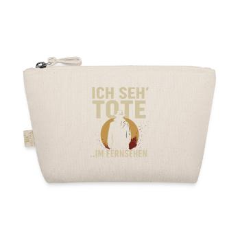 Ich seh’ Tote … im Fernsehen – Lustiges True Crime - Bio-Täschchen - Natur - Vorne