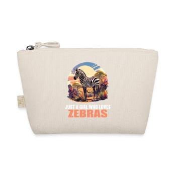 Zebras Zebra - Organic Pouch - nature - Front