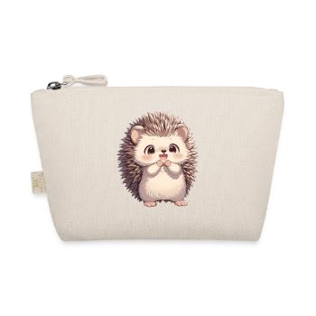 Igel - Bio-Täschchen - Natur - Vorne