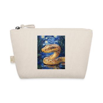 Serpent Python Style Van Gogh Nuit étoilée - Trousse biologique - nature - Devant