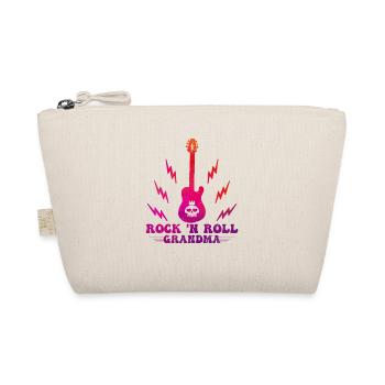 Rock 'n Roll Grandma Music Guitar Rock Band - Bio-Täschchen - Natur - Vorne
