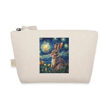 Lapin Lapin Lapin Van Gogh Style Nuit étoilée - Trousse biologique - nature - Devant