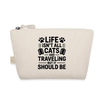 Voyage Dire Chat Drôle Vacances Voyage Cadeau - Trousse biologique - nature - Devant
