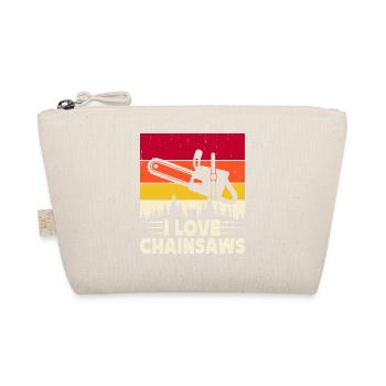 Funny Woodworker Woodworker Gift - Organic Pouch - nature - Front