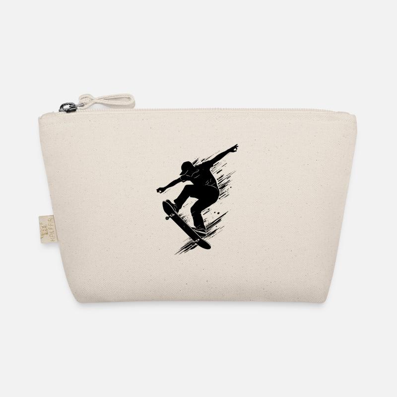 Skateboard Artwork Skateboarding Organic Pouch