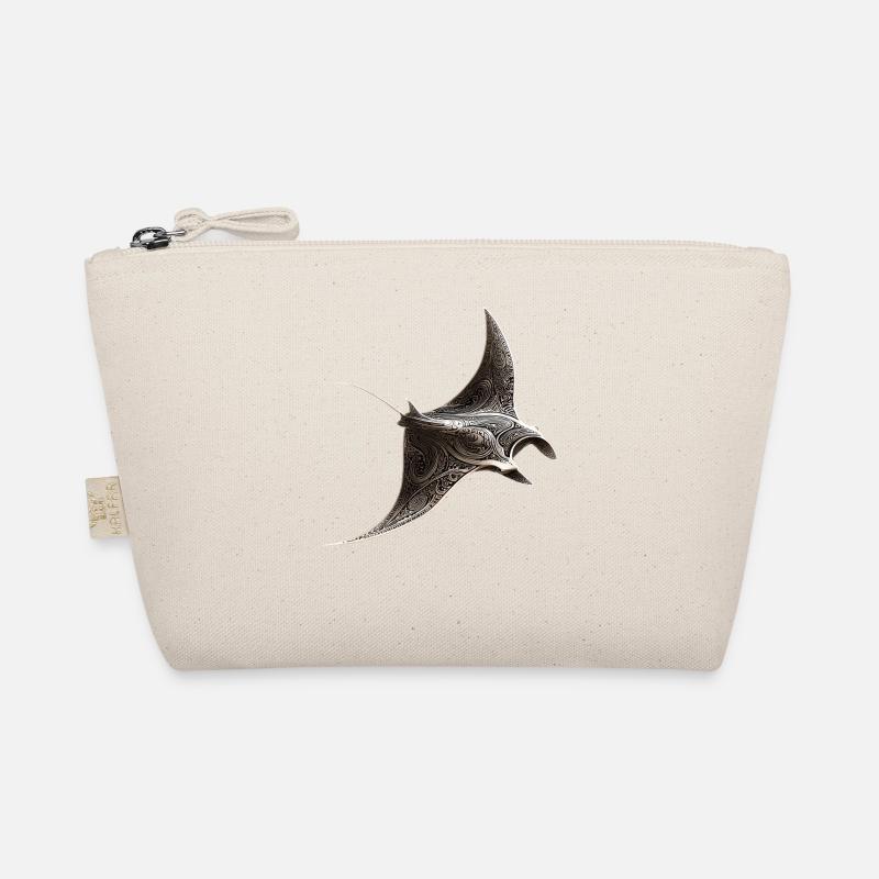 Manta Rochen Teufelsrochen Stachelrochen Taucher Bio-Täschchen