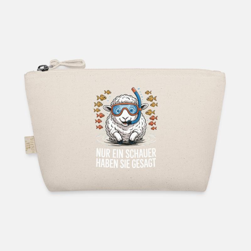 Just a Shower – Funny Sheep Design Organic Pouch