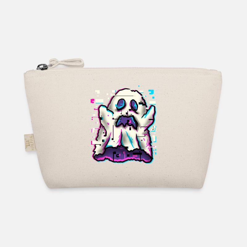 ghost glitch Organic Pouch