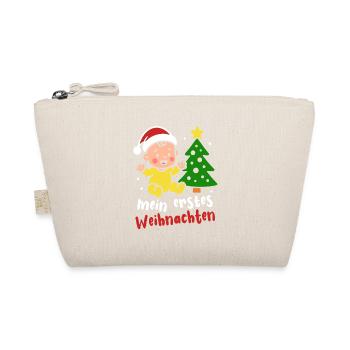 My First Christmas - Baby Parents Christmas Tree - Organic Pouch - nature - Front