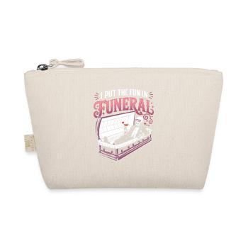 Funeral Fun: Fun at the Funeral - Halloween - Organic Pouch - nature - Front