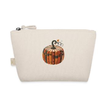 Bibliophile Pumpkin From Books Autumn - Organic Pouch - nature - Front