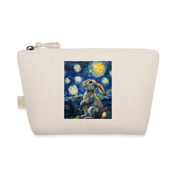 Lapin Lapin Lapin Van Gogh Style Nuit étoilée - Trousse biologique - nature - Devant