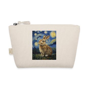 Lapin Lapin Lapin Van Gogh Style Nuit étoilée - Trousse biologique - nature - Devant