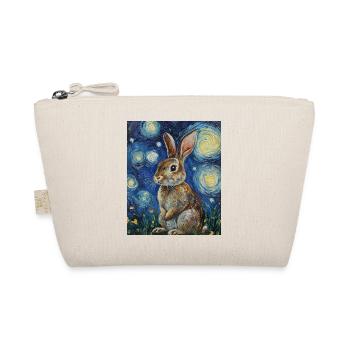 Lapin Lapin Lapin Van Gogh Style Nuit étoilée - Trousse biologique - nature - Devant