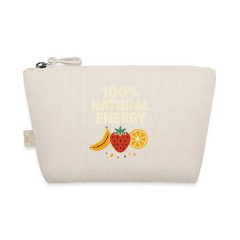 100% Natural Energy – Fruit Lover Design - Organic Pouch - nature - Front