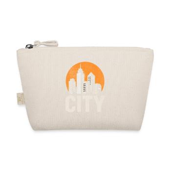 City Vibes – Urban Skyline Design - Organic Pouch - nature - Front