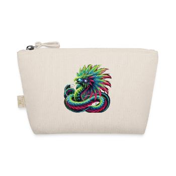 Azteken Drache - Bio-Täschchen - Natur - Vorne