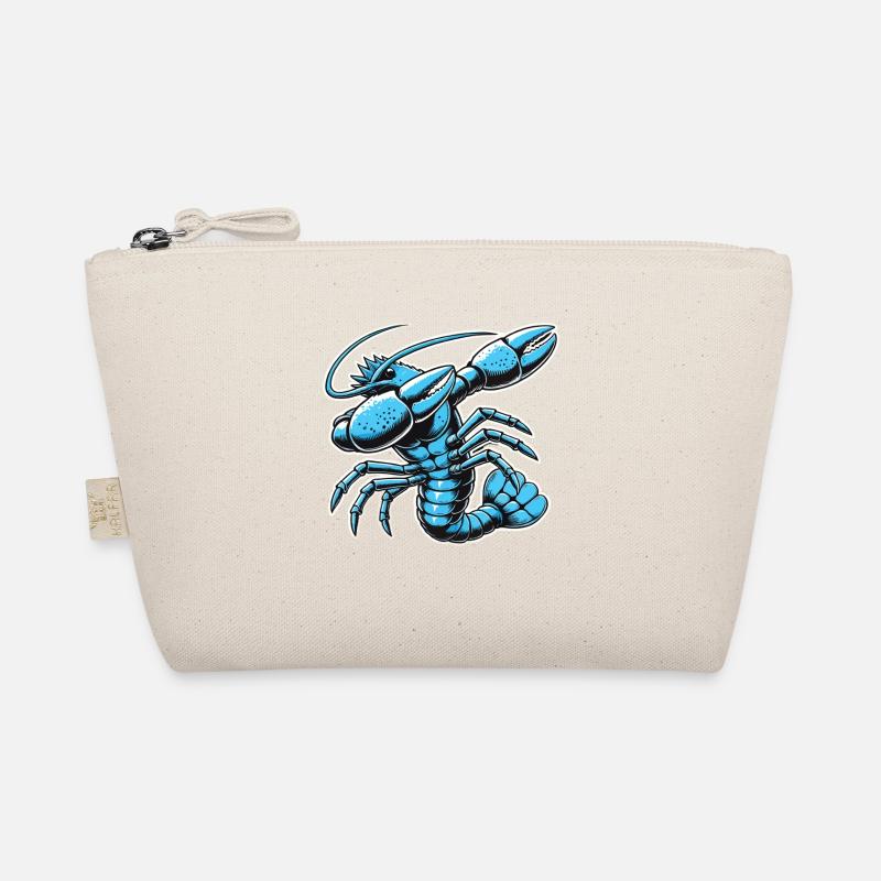 Blue Crab Illustration Organic Pouch
