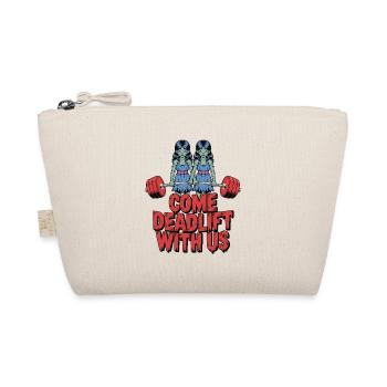 Zombie Gym: Deadlift with us - Organic Pouch - nature - Front