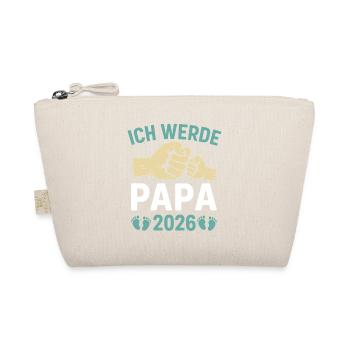 Father-to-be I WILL BE A DAD 2026 Funny - Organic Pouch - nature - Front