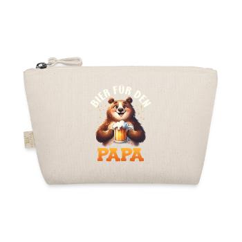 Father-to-be BEER FOR DAD Funny - Organic Pouch - nature - Front