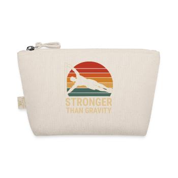 Stronger Than Gravity Calisthenics Fitness Gym - Organic Pouch - nature - Front