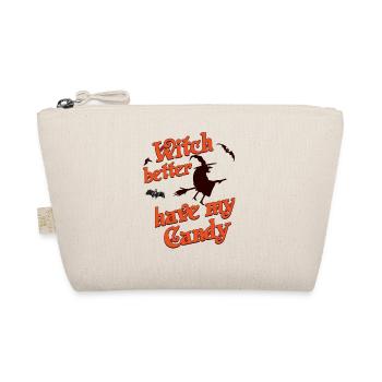 Witch Better Have My Candy Halloween Hexen Spruch - Bio-Täschchen - Natur - Vorne