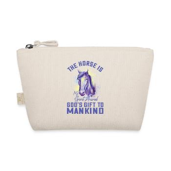 Horse Lover Fan Design - My Spirit Animal - Organic Pouch - nature - Front