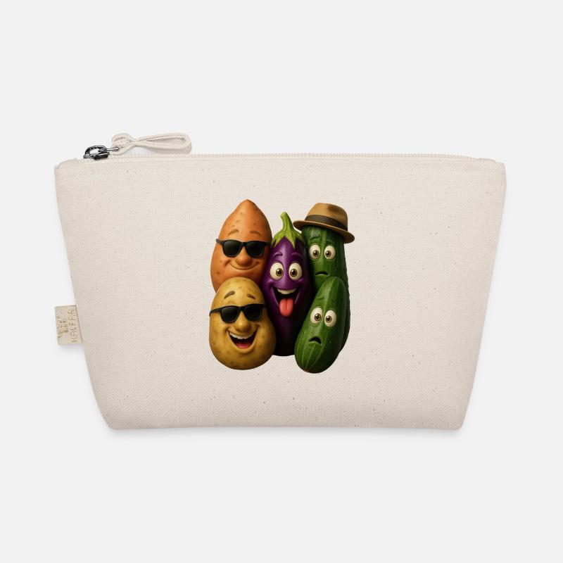 Fröhliche Gemüsehelden Gruppe Bio-Täschchen