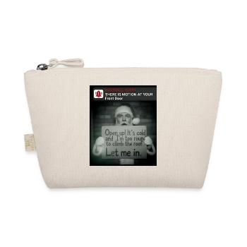 Funny Christmas with Santa Claus - Organic Pouch - nature - Front