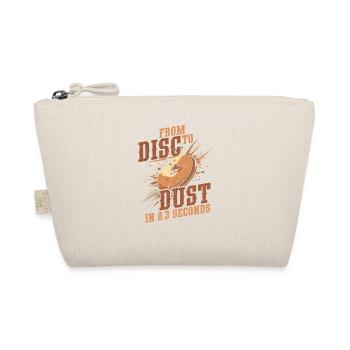 Clay Pigeon Shooting From Disc To Dust - Organic Pouch - nature - Front