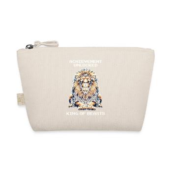 Unlocked: Beast King Achievement | Lion Game - Organic Pouch - nature - Front