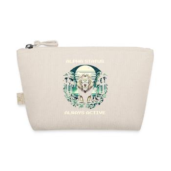 Alpha Status Active | Leo Domination Nature - Organic Pouch - nature - Front