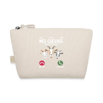 Mes chèvres m’appellent humour fermier et élevage - Trousse biologique - nature - Devant