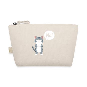 No! Funny Cat With Saying - Organic Pouch - nature - Front