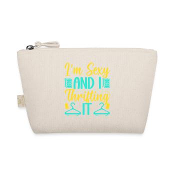 Thrift Shopper Je suis sexy et je le friperie - Trousse biologique - nature - Devant