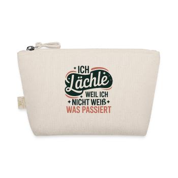 I'm smiling 'cause I don't know what's happening - Organic Pouch - nature - Front