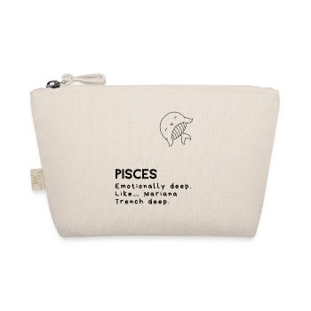 Cute Pisces Cartoon – Emotional Fish - Organic Pouch - nature - Front