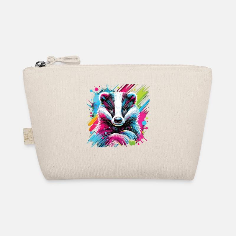 Neon blaireau Splash Art Trousse biologique